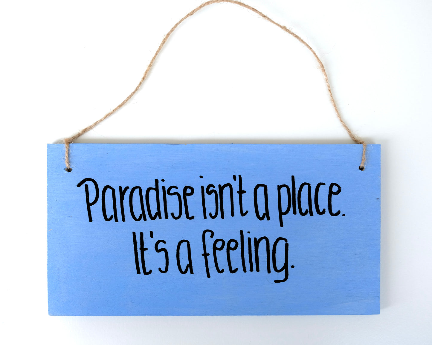 Einzigartiges Dekoschild aus Holz mit inspirierendem Zitat